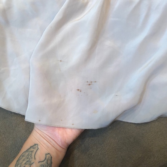 BCBGMAXAZRIA Lilac Silk Ruffle Halter Top - Picture 5 of 5